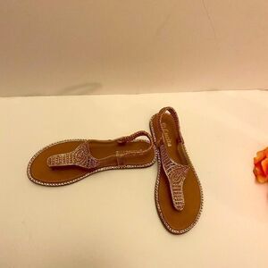 Lucita Shoes open toe Rhinestone Sandals